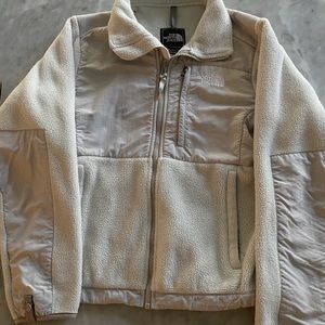 The North Face grey fleece jacket